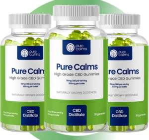 Pure Calms CBD Gummies bottle