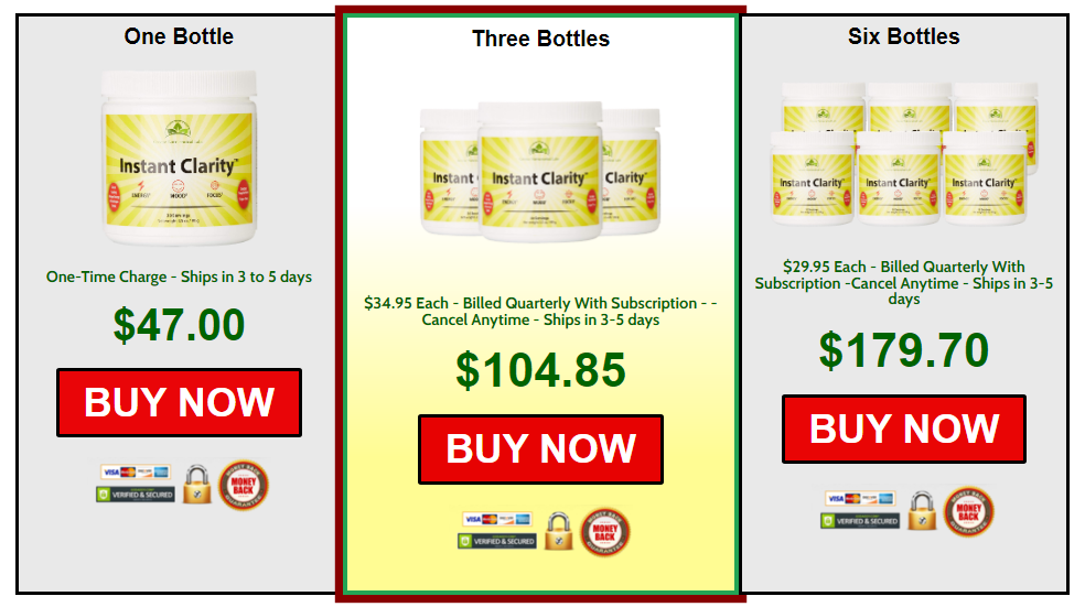 Instant Clarity buy now